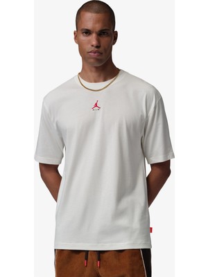 Jordan Brooklyn Erkek Beyaz T-Shirt