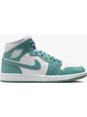 Jordan Nike Air Jordan 1 Mid Kadın Yeşil Spor Ayakkabı