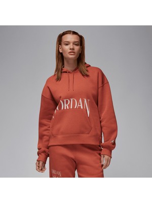 Jordan Brooklyn Fleece Kadın Kahverengi Hoodie
