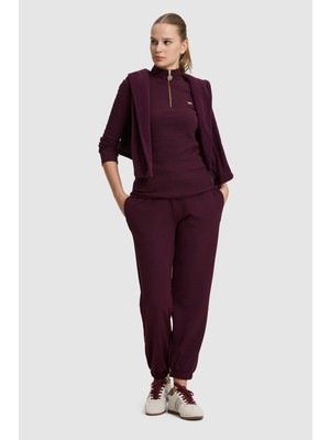 U.S. Polo Assn. Kadın Bordo Eşofman Altı 50332937-VR180