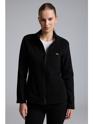 U.S. Polo Assn. Kadın Siyah Örme Hırka 50329022-VR046