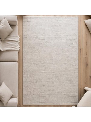 Giza Home Sound Vintage Modern Dokuma Halı – Salon Oturma Odası Yatak Odası Antre Dekoratif Krem Halı 0239A