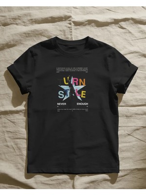 Buzagi Unisex Tişört Turnstile Siyah