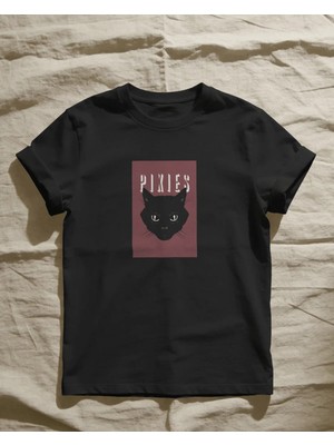 Buzagi Unisex Tişört Pixies Siyah
