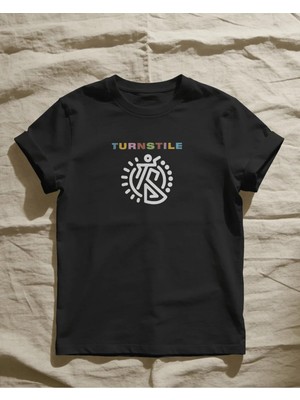 Buzagi Unisex Tişört Turnstile Siyah