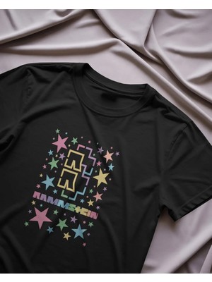 Buzagi Unisex Tişört Rammstein Siyah %100 Organik Pamuk