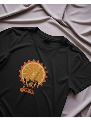 Buzagi Unisex Tişört A Clockwork Orange Siyah %100 Organik Pamuk