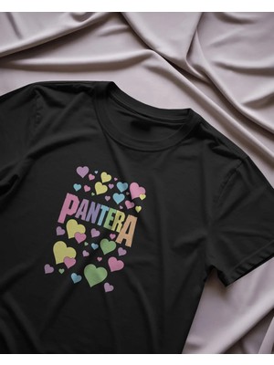 Buzagi Unisex Tişört Pantera Siyah %100 Organik Pamuk