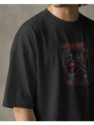 Buzagi Unisex Tişört I Am The Force Siyah