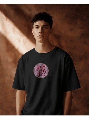 Buzagi Unisex Tişört As If Siyah