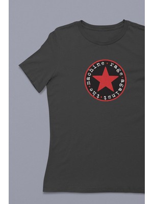 Buzagi Unisex Tişört Rage Against The Machine Siyah