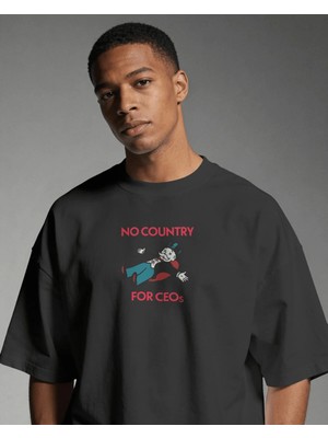 Buzagi Unisex Tişört No Country For Ceos