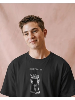 Buzagi Unisex Tişört Hereditary Siyah