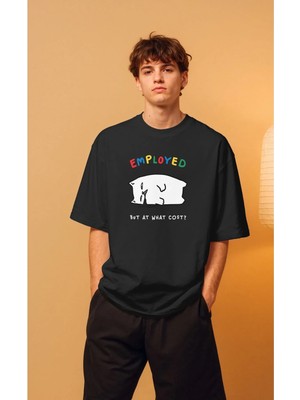 Buzagi Unisex Oversize Tişört Employed