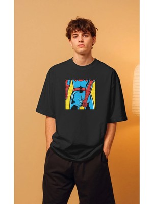 Buzagi Unisex Oversize Tişört Spider Man