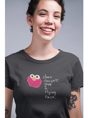 Buzagi Unisex Tişört Elmo Siyah