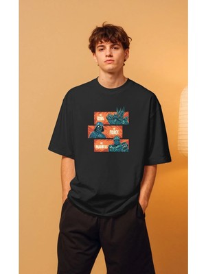 Buzagi Unisex Oversize Tişört The Ring The Force