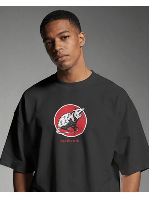 Buzagi Unisex Tişört Eat The Rich