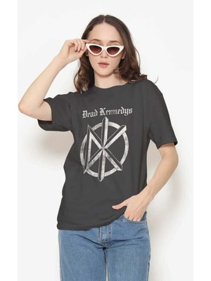 Buzagi Unisex Tişört Dead Kennedys Dijital Baskı Siyah