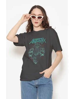 Buzagi Unisex Tişört Anthrax Siyah