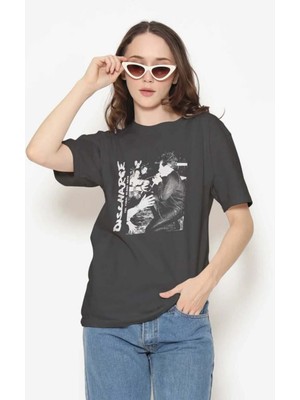 Buzagi Unisex Tişört Discharge Siyah
