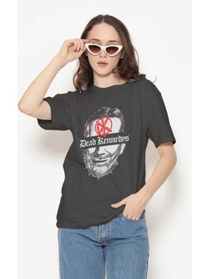 Buzagi Unisex Tişört Dead Kennedys Dijital Baskı Siyah