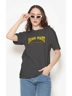 Buzagi Unisex Tişört Dune Rats Siyah