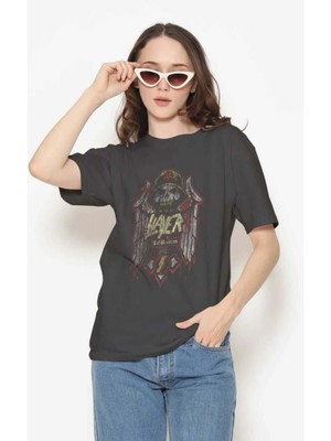 Buzagi Unisex Tişört Slayer Siyah