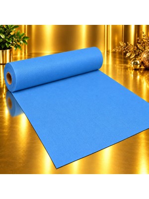 Kuzey Oyuncak 15 Metre Açık Mavi Tela Kumaş Açık Mavi Elyaf Kumaş Noel Yılbaşı Süsleme Kumaşı 70 cm Genişliğinde