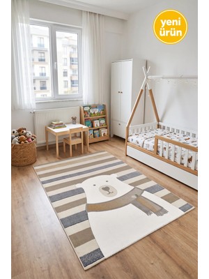 Serenza Living Serenza Home Living Tiny Tales 0A420A Yumuşak Dokulu Çocuk Odası Halısı 120 x 120 cm