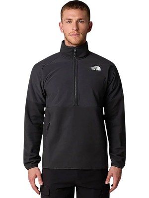 The North Face Glacier Heavyweight 1/2 Zip Erkek Gri Outdoor Polar NF0A89JHU8M1