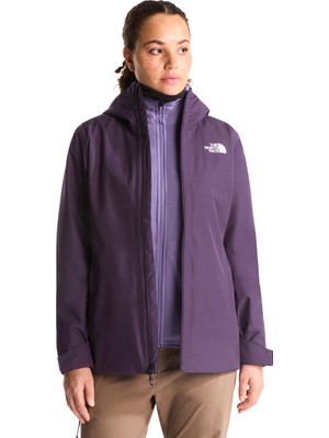 The North Face Quest DryVent Mono Triclimate 3in1 Kadın Mor Outdoor Mont NF0A8G11S1B1