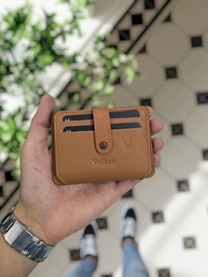 Visso 8600 Hakiki Deri Çıtçıtlı Akordeon Kartlık Kimlik ve Kağıt Para Bölmeli Kişiye Isme Özel Bay Bayan Çanta Yeni Ürün