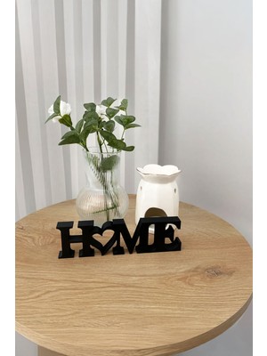 Overmax Home Yazılı Dekoratif Biblo Masaüstü Dekor - Kırmızı 22 cm x 6 cm