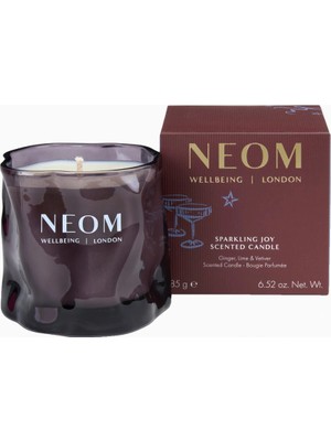 Neom Wellbeing Sparkling Joy Zencefil ve Misket Limonu Kokulu Mum 185 G