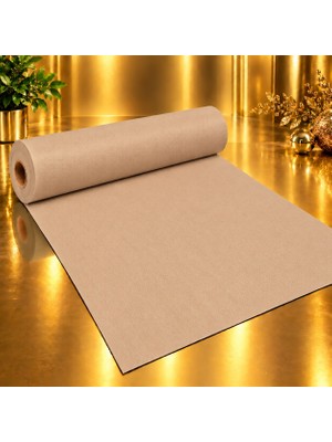 Kuzey Oyuncak Vıp 15 Metre Kahverengi Tela Kumaş Kahverengi Elyaf Kumaş Yılbaşı Süsleme Kumaşı 70 cm Genişliğinde