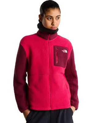 The North Face Yumiori Full-Zip Kadın Kırmızı Outdoor Polar NF0A8E88S691
