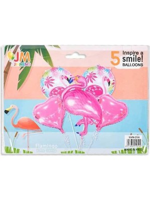 Dolozena SVN-257 Balon Folyo Set Yüzük Flamingo 1 Adet