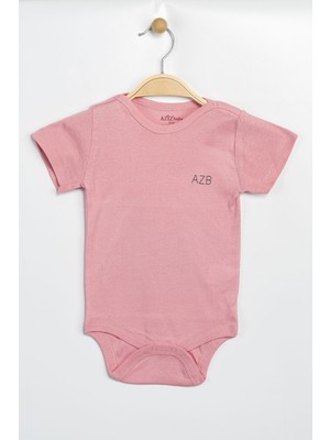 Aziz Bebe Erkek Kız Bebek Çıtçıtlı % 100 Pamuk Body & Zıbın
