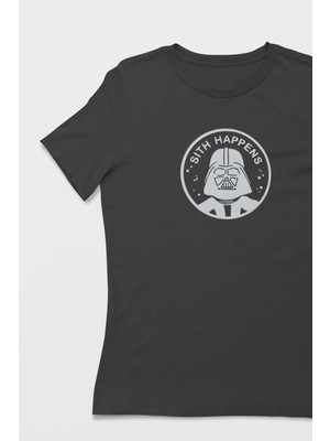 Buzagi Unisex Tişört Star Wars Siyah
