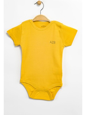 Aziz Bebe Erkek Kız Bebek Çıtçıtlı % 100 Pamuk Body & Zıbın