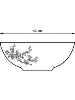 Lena - Tezgah Üstü Porselen Lavabo Outlet - E-6007-