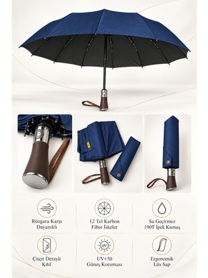 Deluxe 12 Tel Şemsiye