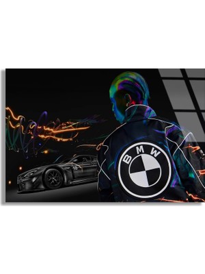 Steelartdec Bmw Otomobil Cam Tablo