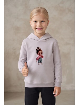 Afc Studio %100 Pamuk Kapüşonlu Çocuk Sweatshirt Hoodie