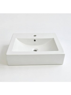 Isvea - Semi Mobilya Uyumlu Lavabo 58 cm Beyaz - 10SQ50058SV