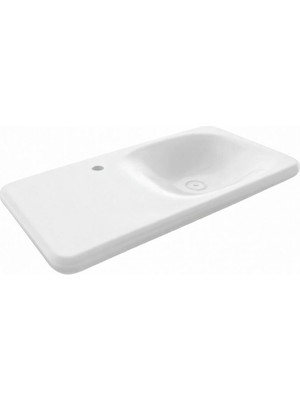 Bocchı Bocchi Fenice Etajerli Lavabo 90 cm Parlak Beyaz - 1165-001-0126