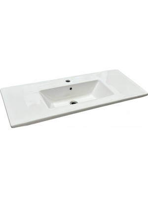Bocchı Bocchi - Tezgah Üstü Lavabo 41*100 Parlak Beyaz - 1329-001-0126