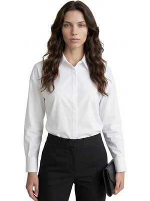 Hakke Oversize Uzun Basic Gömlek