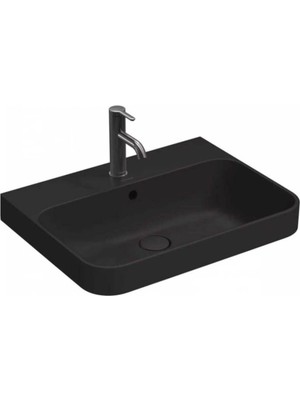 Duravit - Happy D.2 60 cm Lavabo Mat Antrasit Outlet - 2360601300-